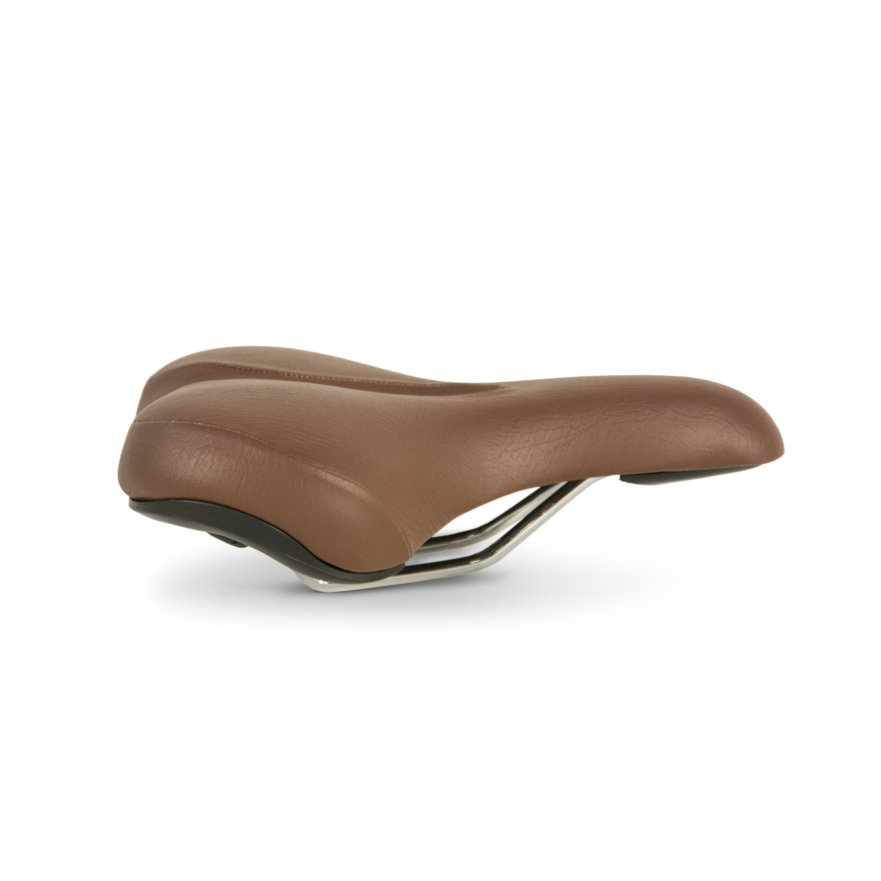 Luxe Walnut Vegan Leather Saddle