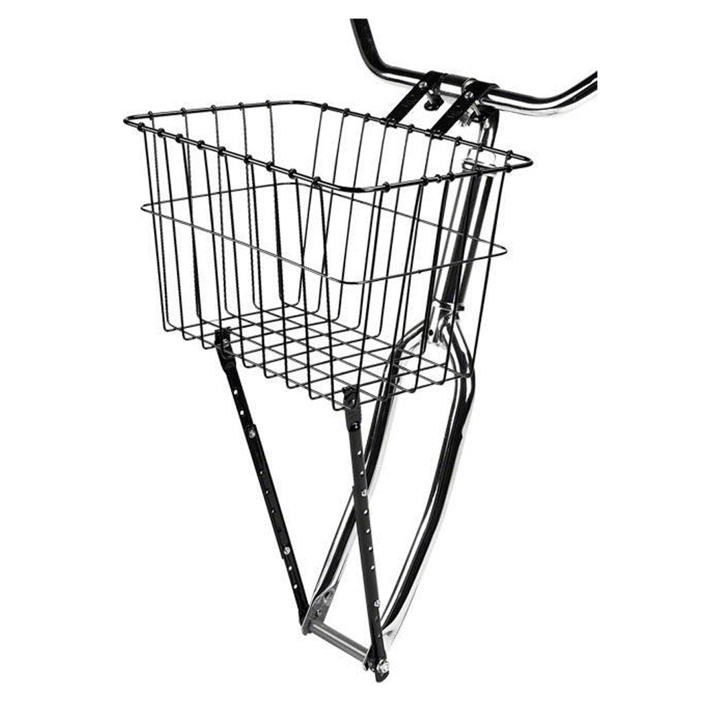 Gloss Black Front Basket with Adjustable Legs